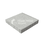 Тротуарная плитка 40х40х6 см, белая на камне