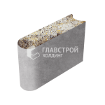 Бордюрный камень БРШ 50.20.8, агат-желтый