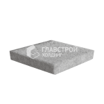 Тротуарная плитка Ромб 3Д, серо-белая, 6 см